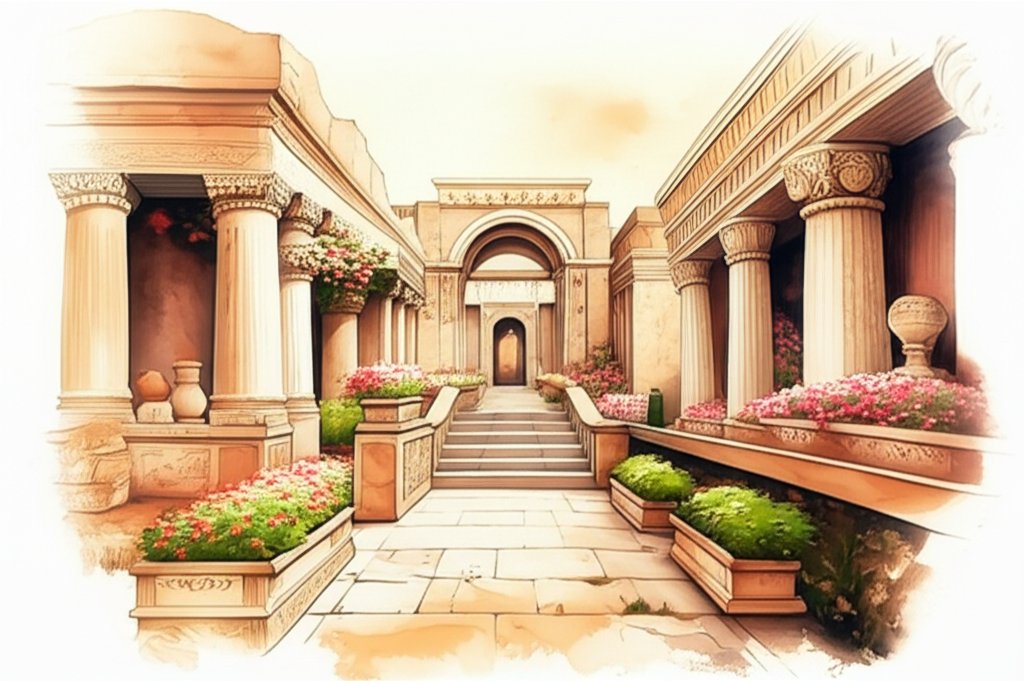 Mesopotamia: Ancient ruins, fertile crescent, historical artifacts, cradle of civilization legacy.