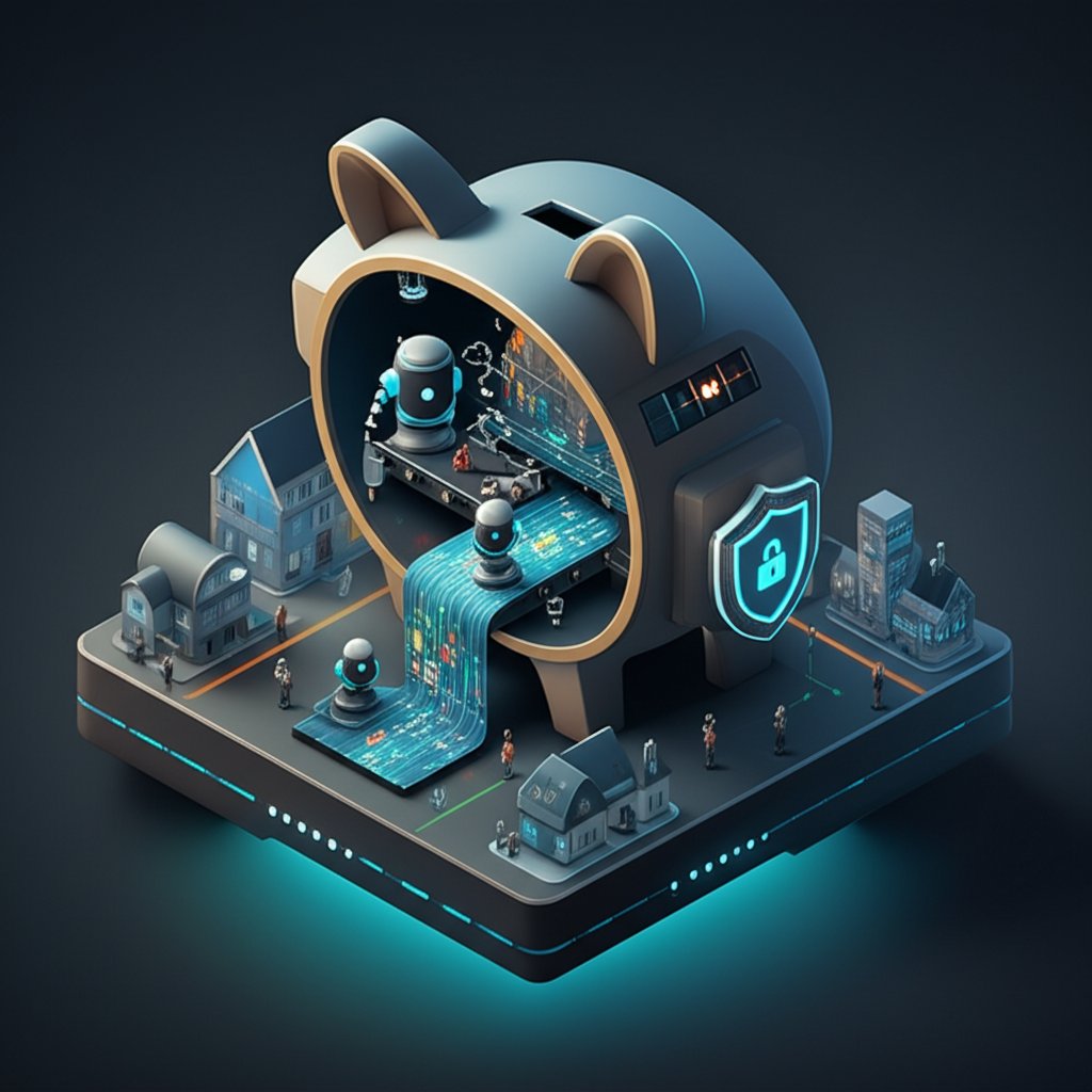 AI safeguards your finances like Fort Knox, preventing wallet fraud.