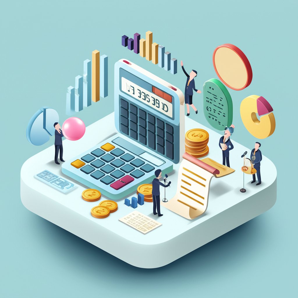 Cartoon graphic listing amusing and surprising facts about accountants in a lighthearted way.