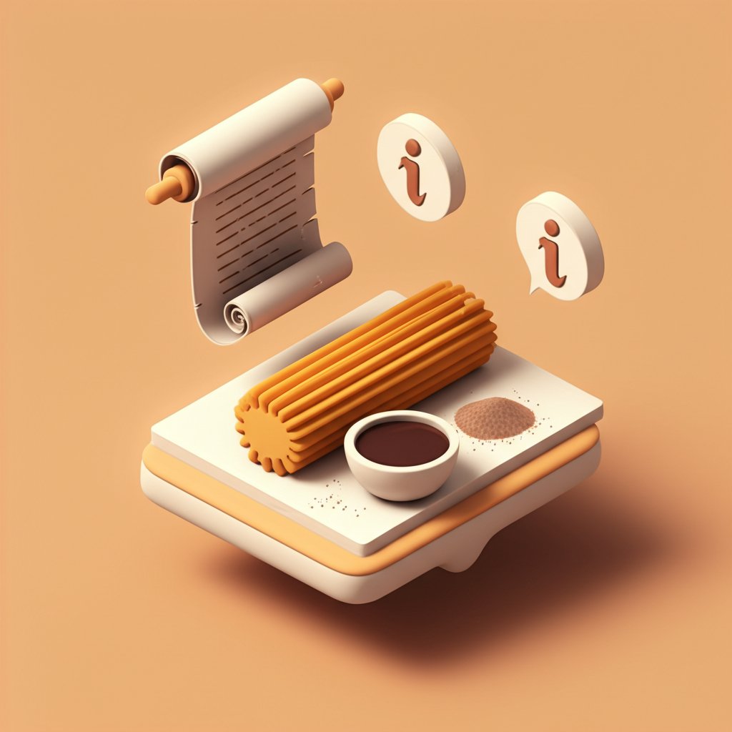 Close-up of churros with chocolate sauce, revealing surprising and delicious facts about the popular treat.
