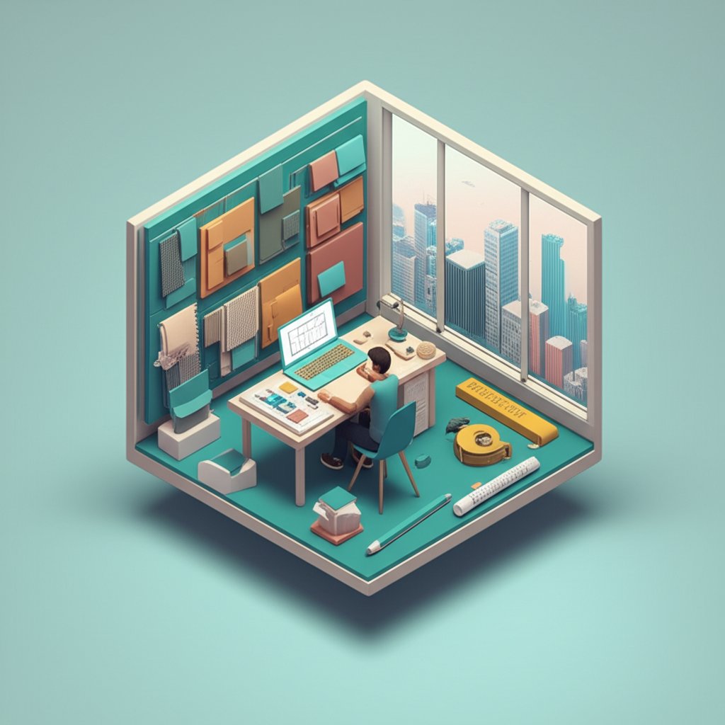 A cozy, well-designed living room suggests a fulfilling interior design career is possible without a degree.
