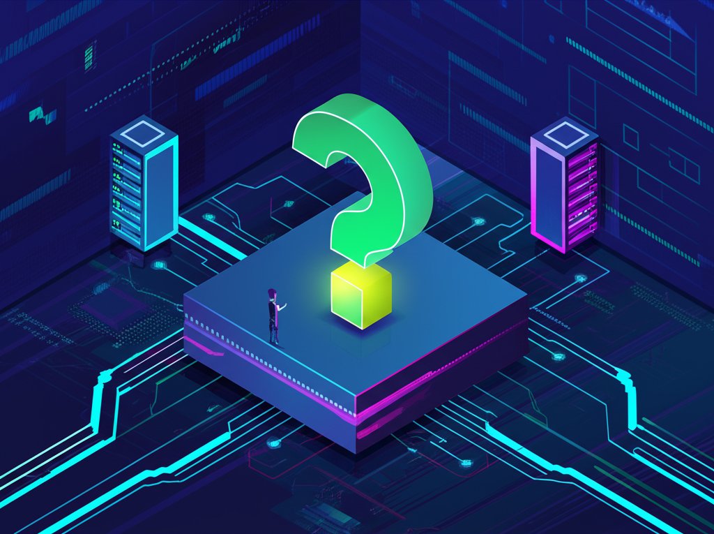 A glowing, mysterious maze of interconnected nodes represents the complex and puzzling nature of the internet.