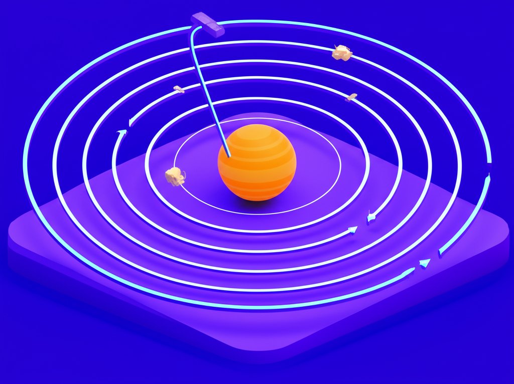 Jupiter's magnetosphere: Diagram explaining radiation belts, plasma sheet, and magnetic field lines.
