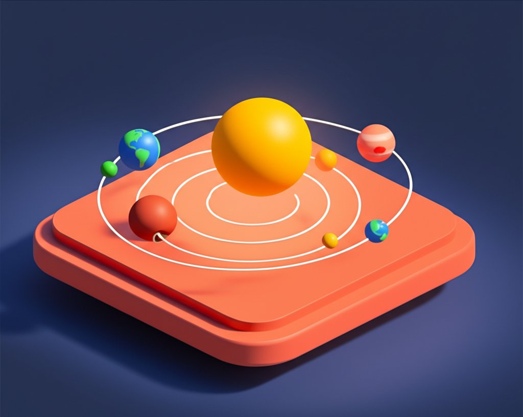 Jupiter year vs. Earth year: Jupiter's orbit compared to Earth's, solar system.