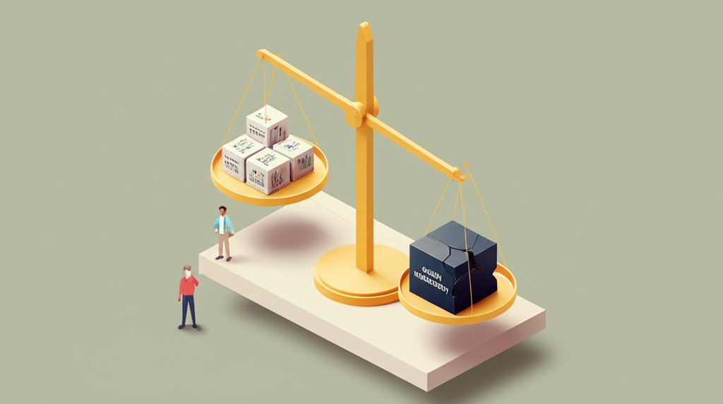 Factors shifting scales: Balance hanging, hinting at key changes and potential tipping points.