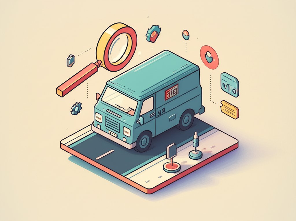 A graphic with lesser-known van facts; compact vehicle trivia.