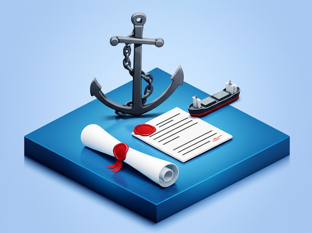Close-up of a letter of intent to file a vessel lien, highlighting legal terms.