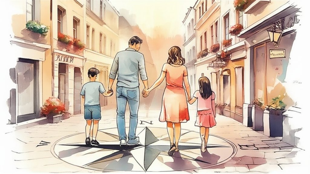 Marriage and Family: A Partnership with Protections. Illustration of support and stability.