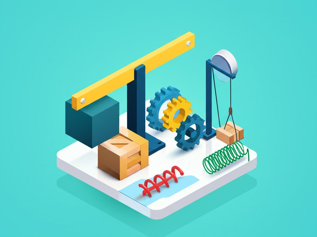 Mechanical engineering fun facts displayed graphically with gears and text for easy understanding.