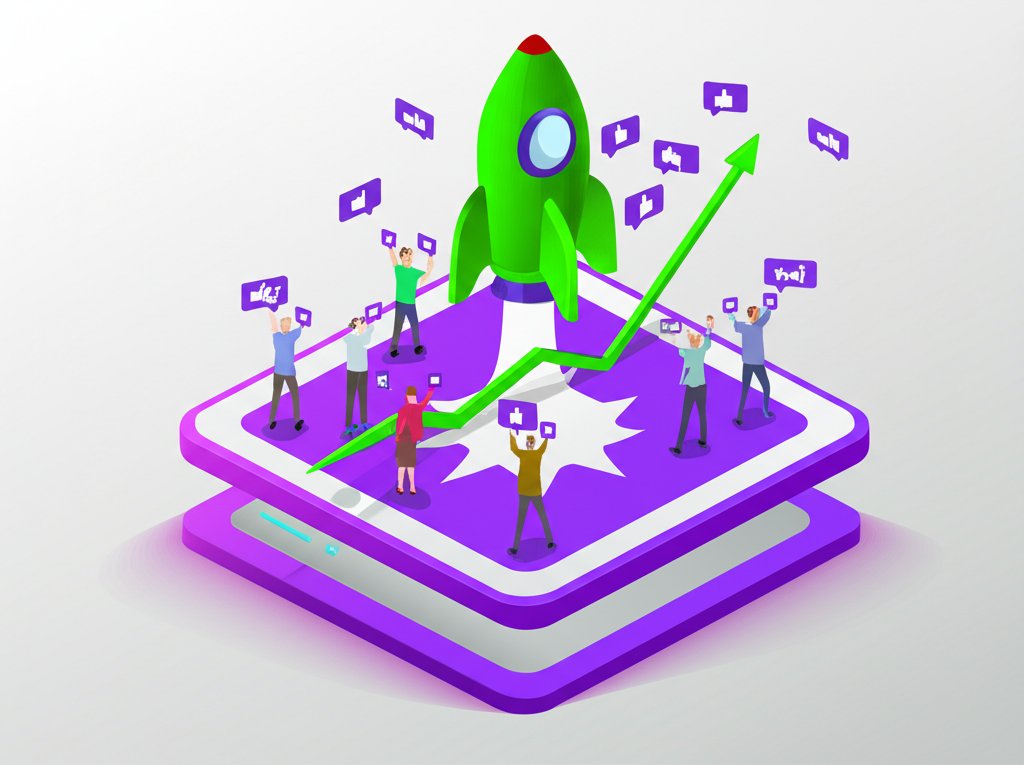 Cartoon dog in a rocket soaring to the moon, representing meme stock market frenzy.