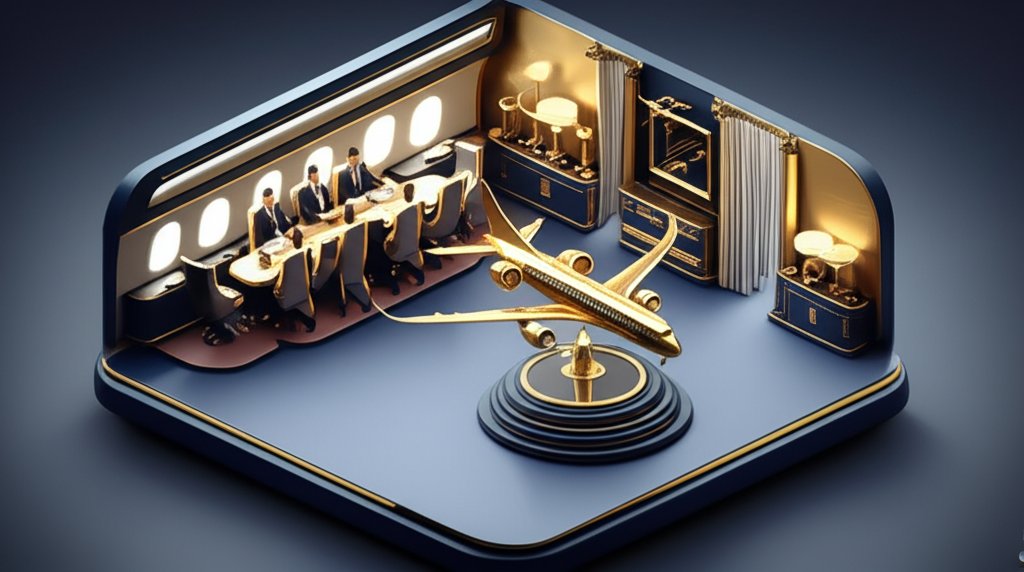 Mukesh Ambani's private jet interior: Luxury travel, opulent design, and lavish comfort.
