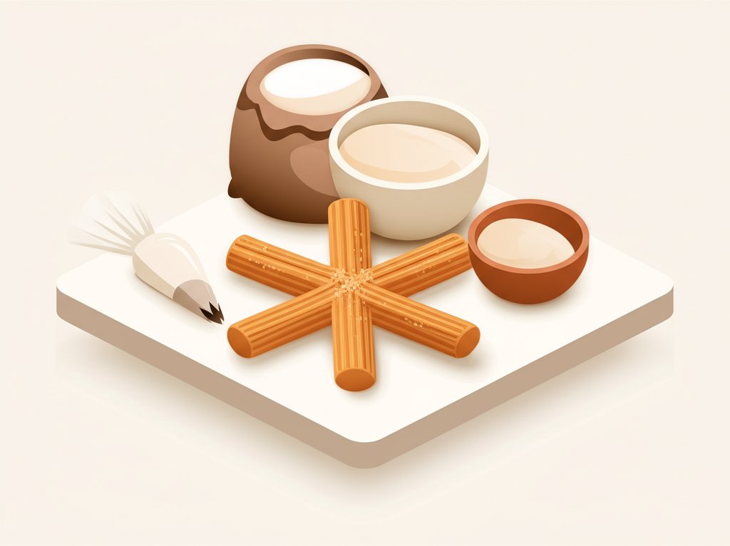 Golden, fried churros with cinnamon sugar, showcasing the delicious treat's history and origin.