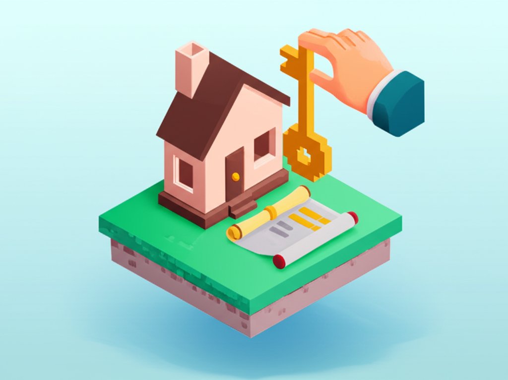 Close-up of hands exchanging keys, symbolizing the transfer of property ownership.