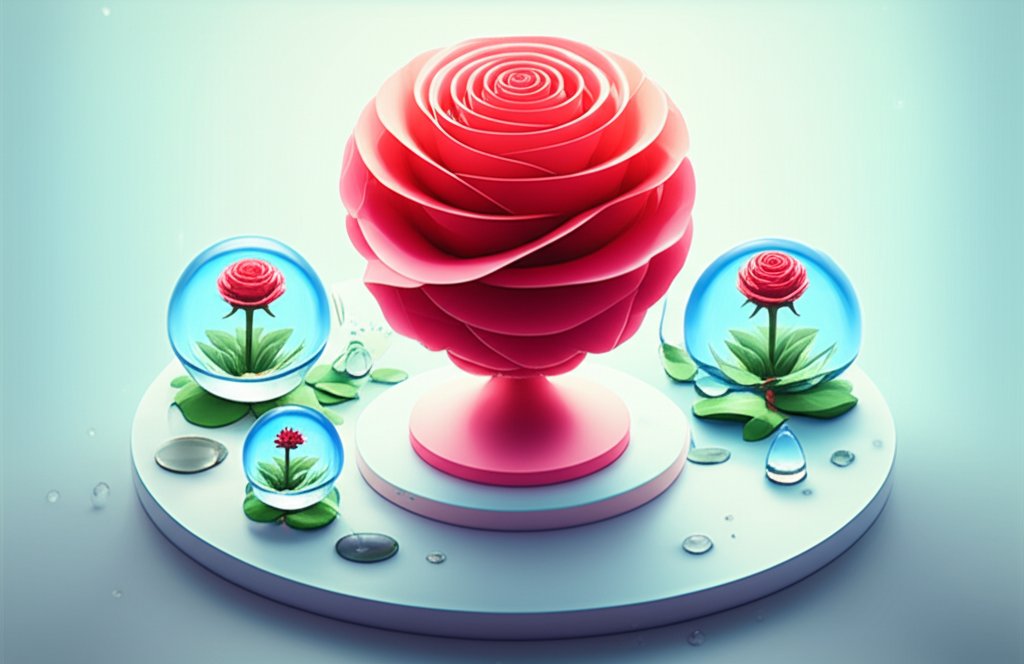 Close-up view of delicate rose globes, showcasing their intricate floral patterns.