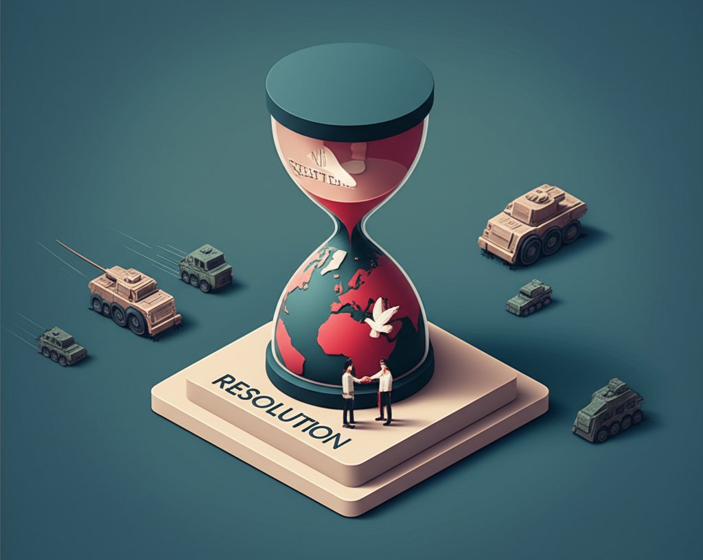 September: Global conflict resolution efforts, peace initiatives, and international negotiations.