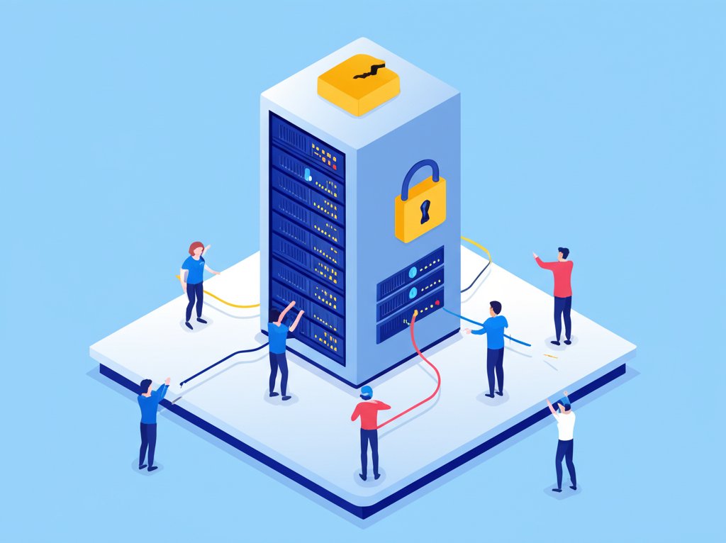 Security cracks visible, highlighting emerging cyber threats and vulnerabilities.