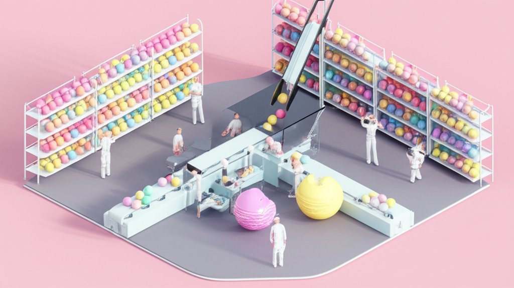Cake pops in various flavors, some disappearing, highlighting cake pop trends.