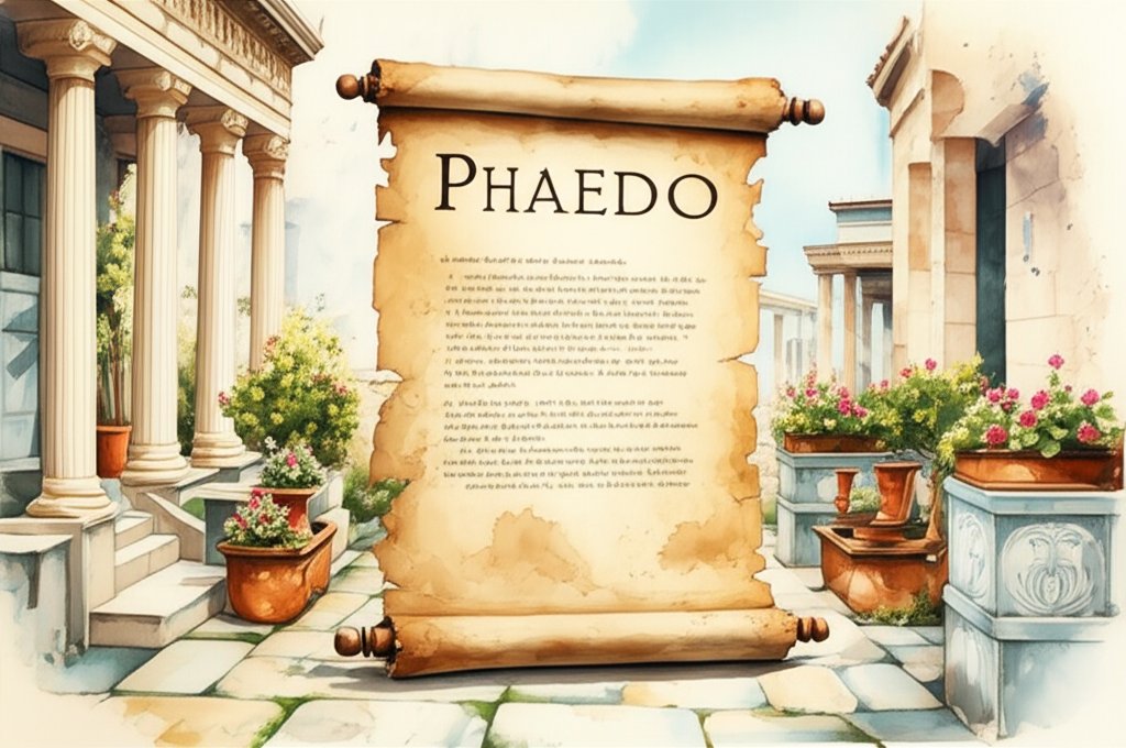 Socrates contemplates immortality; ancient Greek philosopher's arguments for life after death.