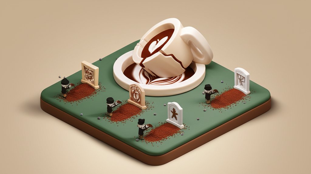 Mocha Graveyard: Discontinued coffee drinks, a humorous look at fallen favorites.