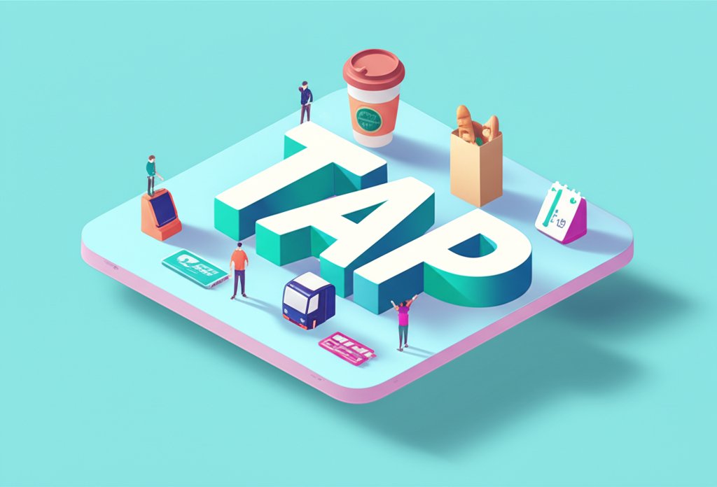 Contactless payments defined: Tap to pay icon representing the rise of digital transactions.