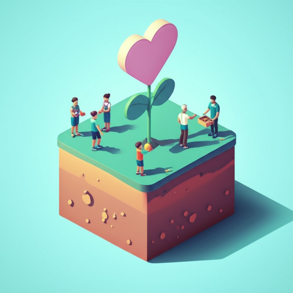 Seeds of Giving: Childhood experiences shaping philanthropy and compassion in early life.