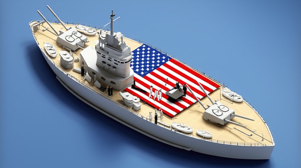 USS Missouri battleship: A stage for history, World War II surrender site.