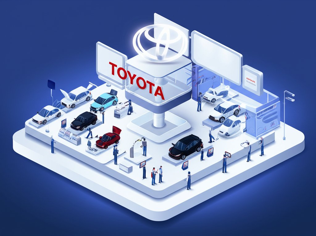 Silver Toyota sedan parked on a sunny street, showcasing its sleek design.