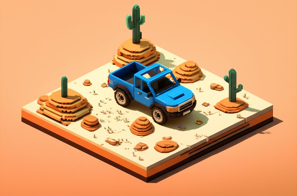 Silver Toyota Hilux pickup truck parked on a dirt road, showcasing its rugged design.