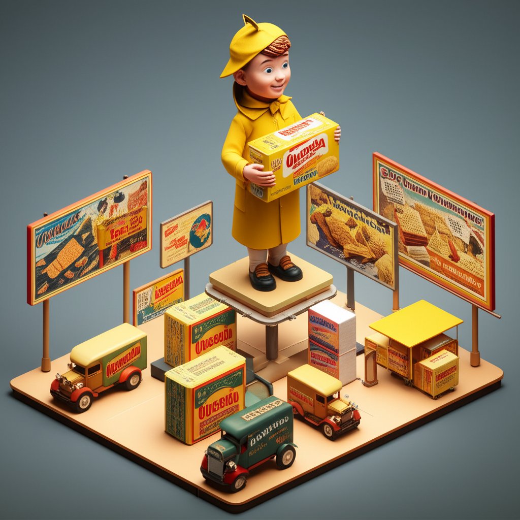 Uneeda Biscuit ad history: Vintage packaging and advertising shaped the cracker aisle.