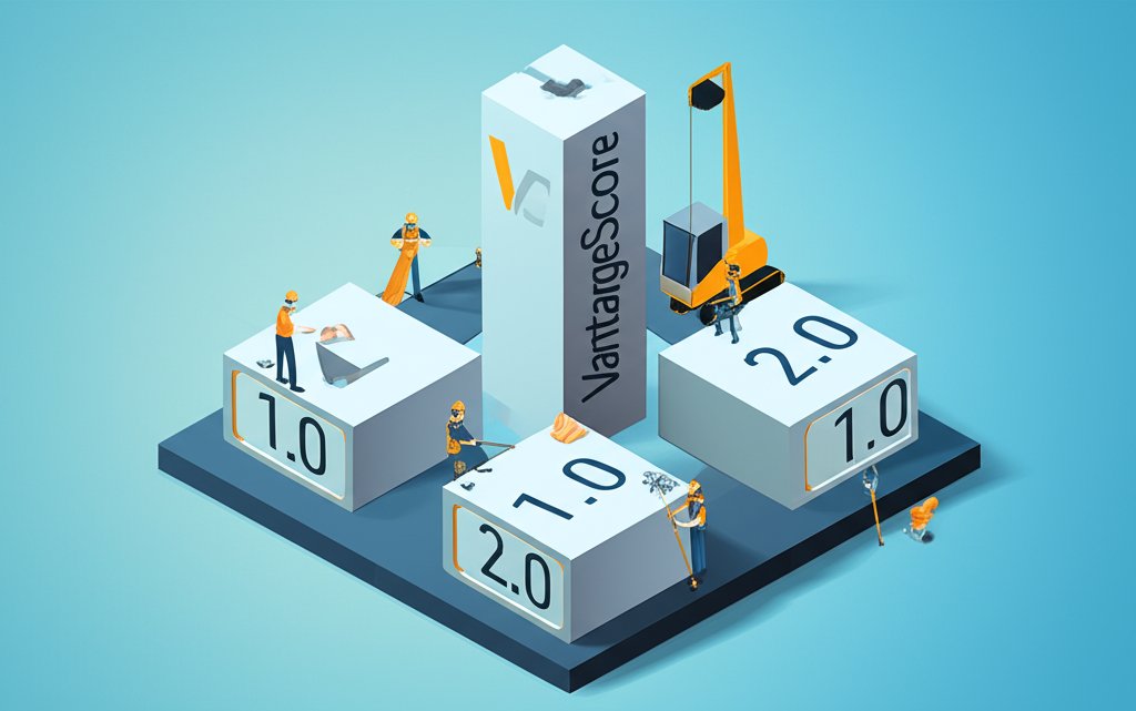 VantageScore 1.0 & 2.0: Foundational credit scoring models, credit risk assessment.