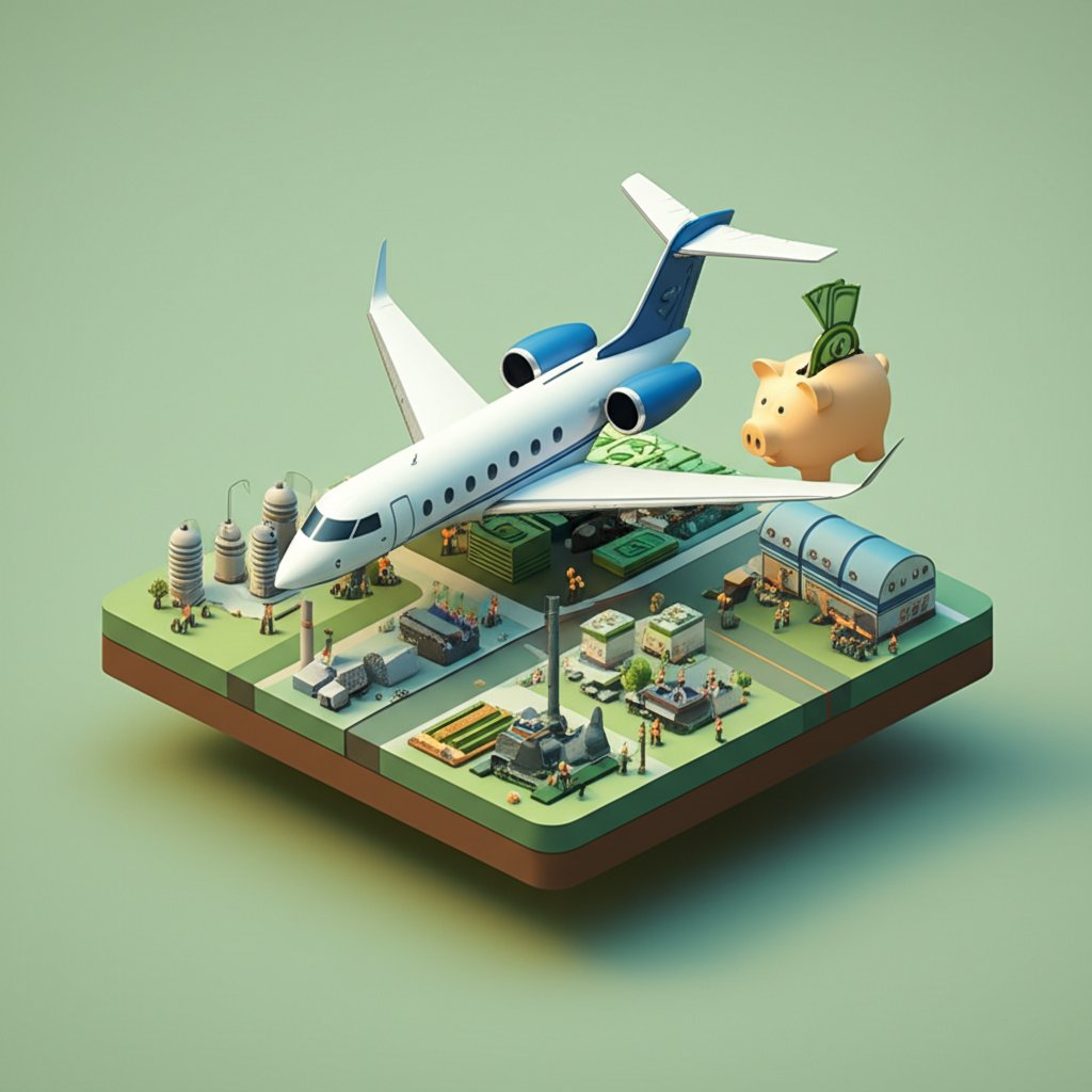 Warren Buffett's private jet, justified expense, Berkshire Hathaway, luxury travel.