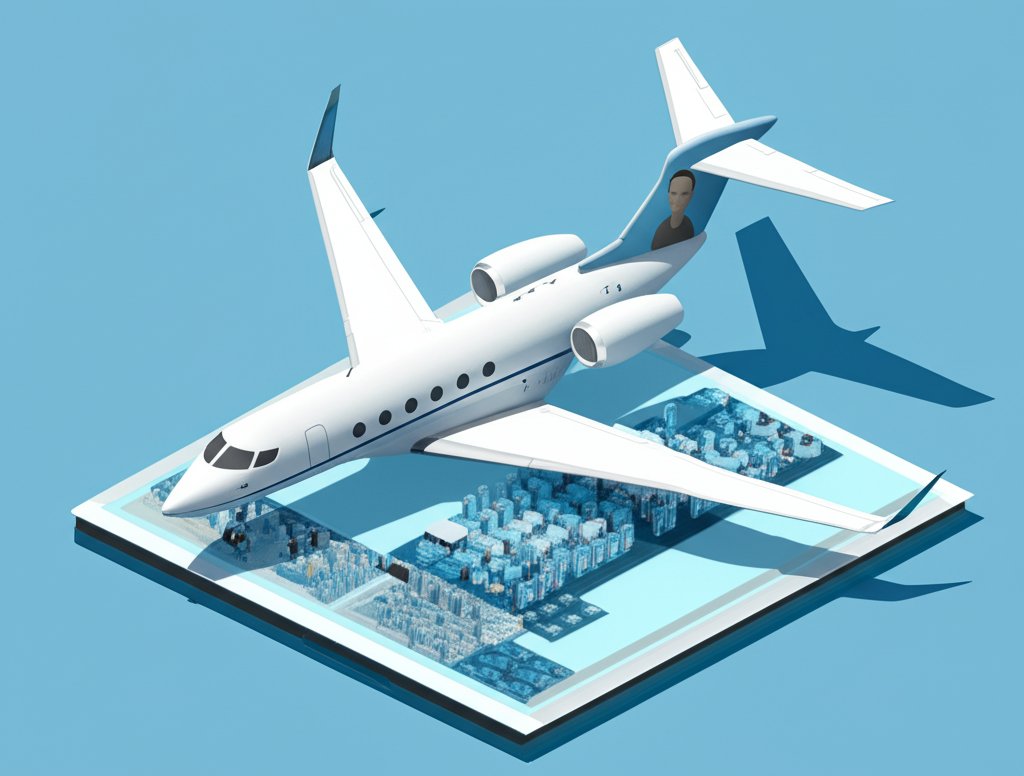 Mark Zuckerberg likely travels by private jet, possibly a Gulfstream G650ER.