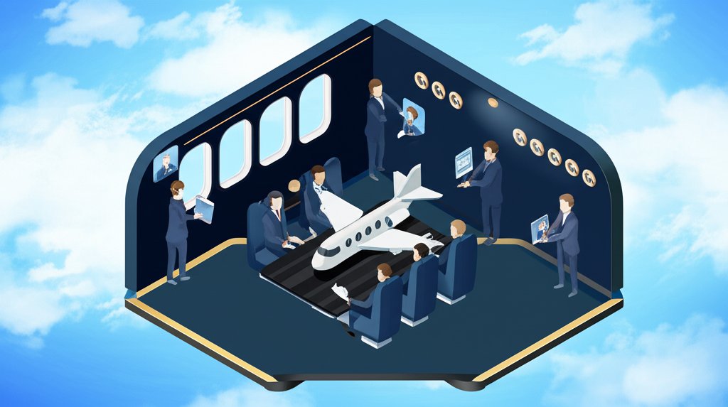 Private jet benefits: Time savings, privacy, and efficiency for business leaders.