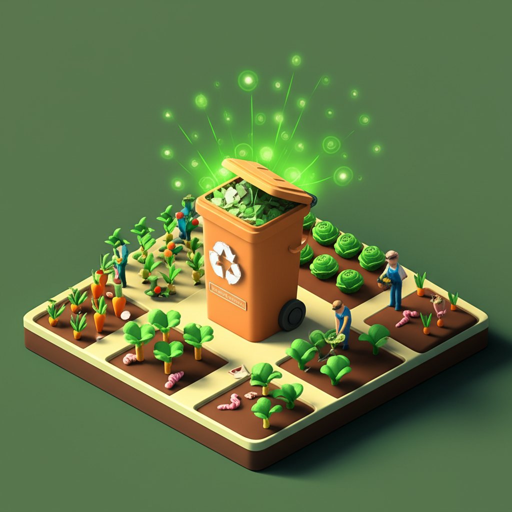 Decomposing organic matter creates a nutrient-rich mix that's composed of beneficial elements for soil.