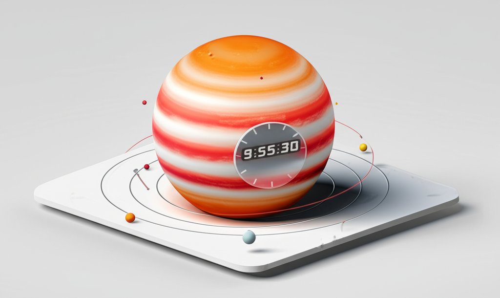 Jupiter's fast spin: Understand why a sub-10-hour day impacts its planet.