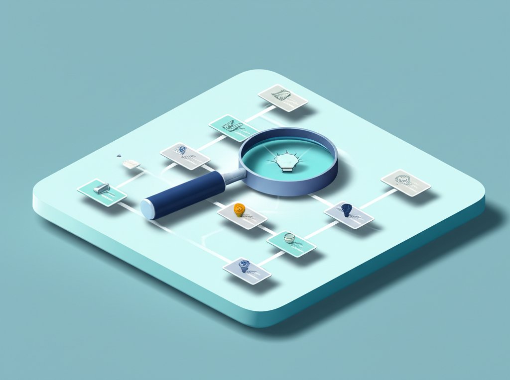 Visual framework helps users discover their ideal subject and true passion.
