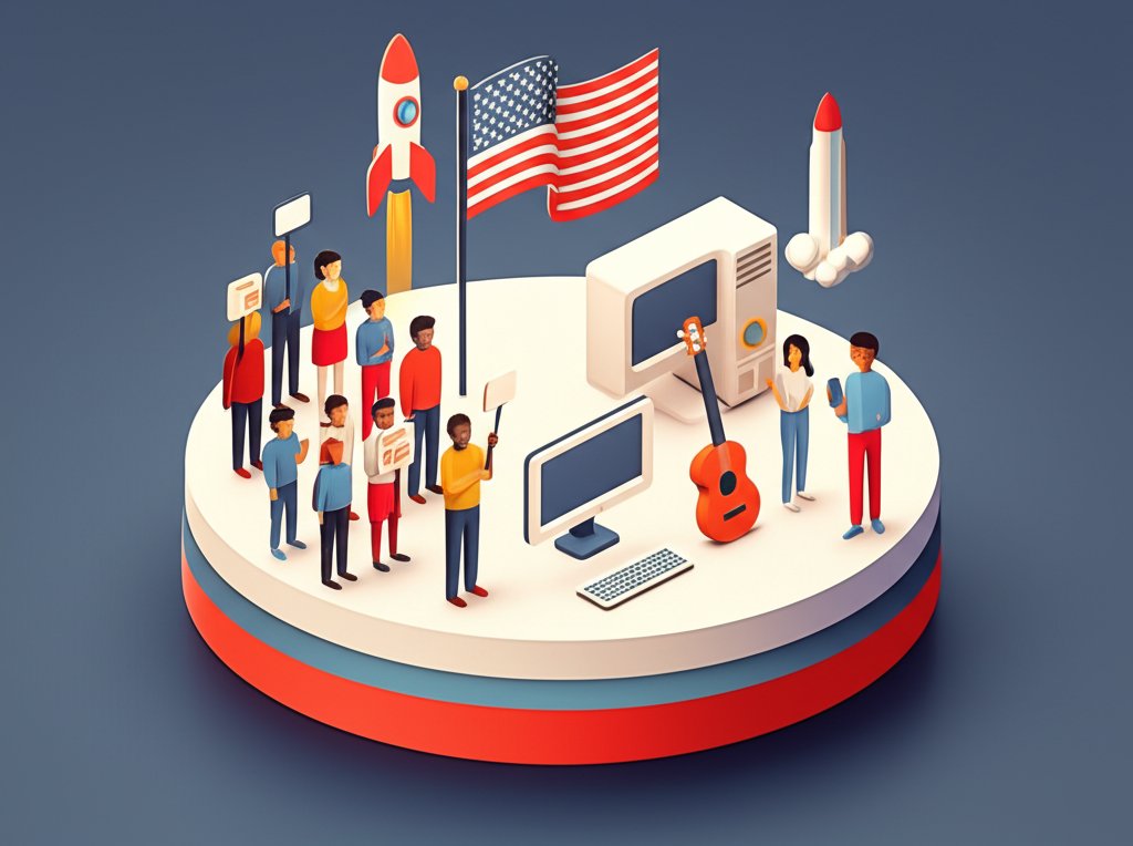 American modern history: pivotal events, people, and eras.