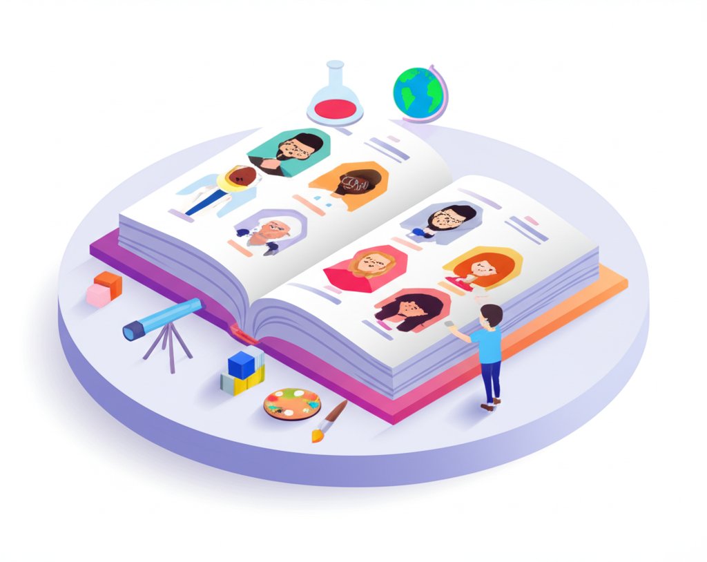 Best biographies for kids: colorful book covers recommended for young readers.