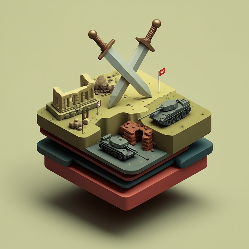 Historical real-world battles, wars, and global conflicts.