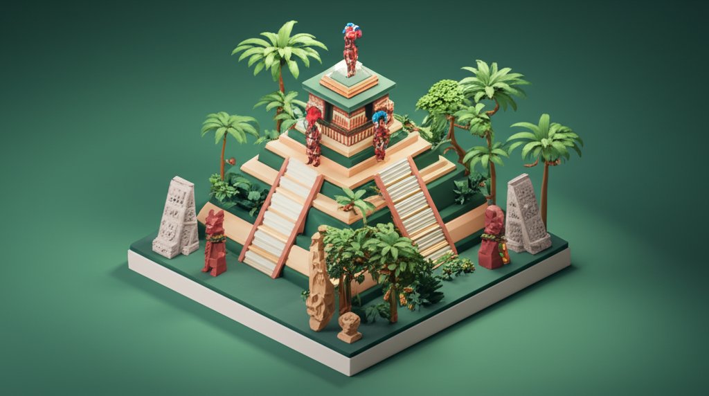 Illustrious leaders and powerful kings of the ancient Mayan Empire.