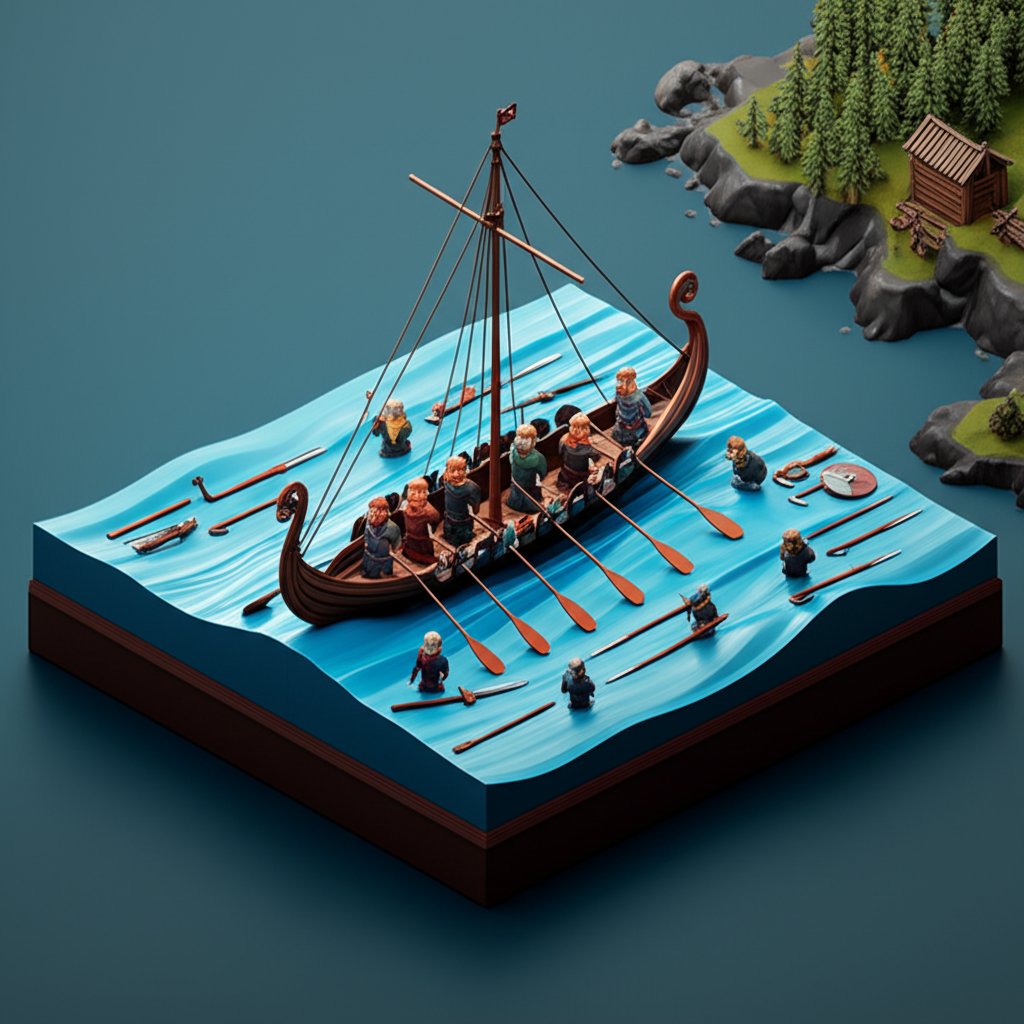 Authentic Viking style: diverse hair, clothing, and appearance beyond blonde stereotypes.