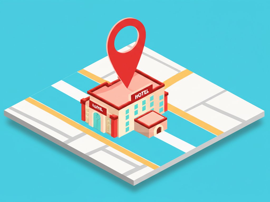 Exact location of The Samarkand Hotel pinpointed on a detailed map.