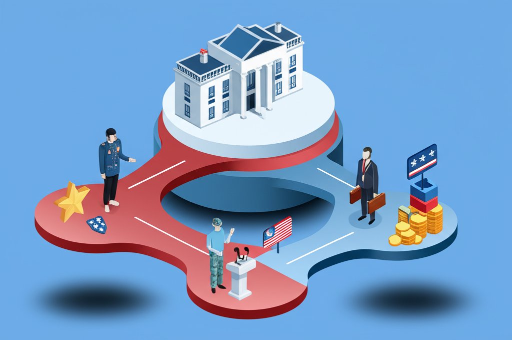 Commander, Combatant, Contributor: Three paths to the US Presidency.