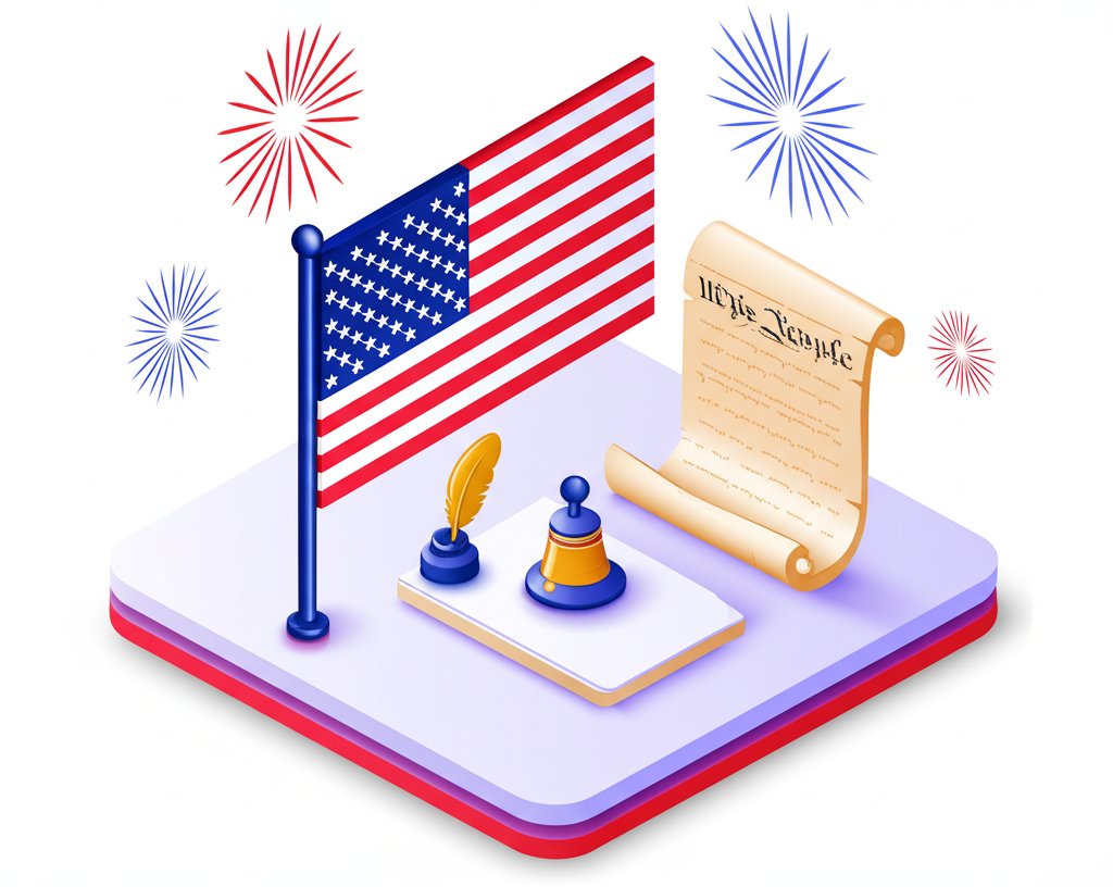 Fourth of July: American Independence Day's historical roots in 1776.