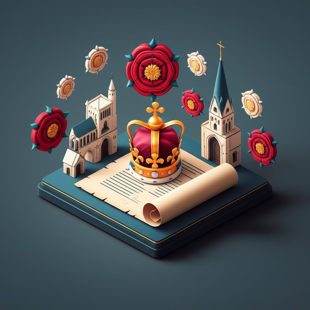 King Henry VIII's heir crisis, leading to the English Reformation and a remade nation.