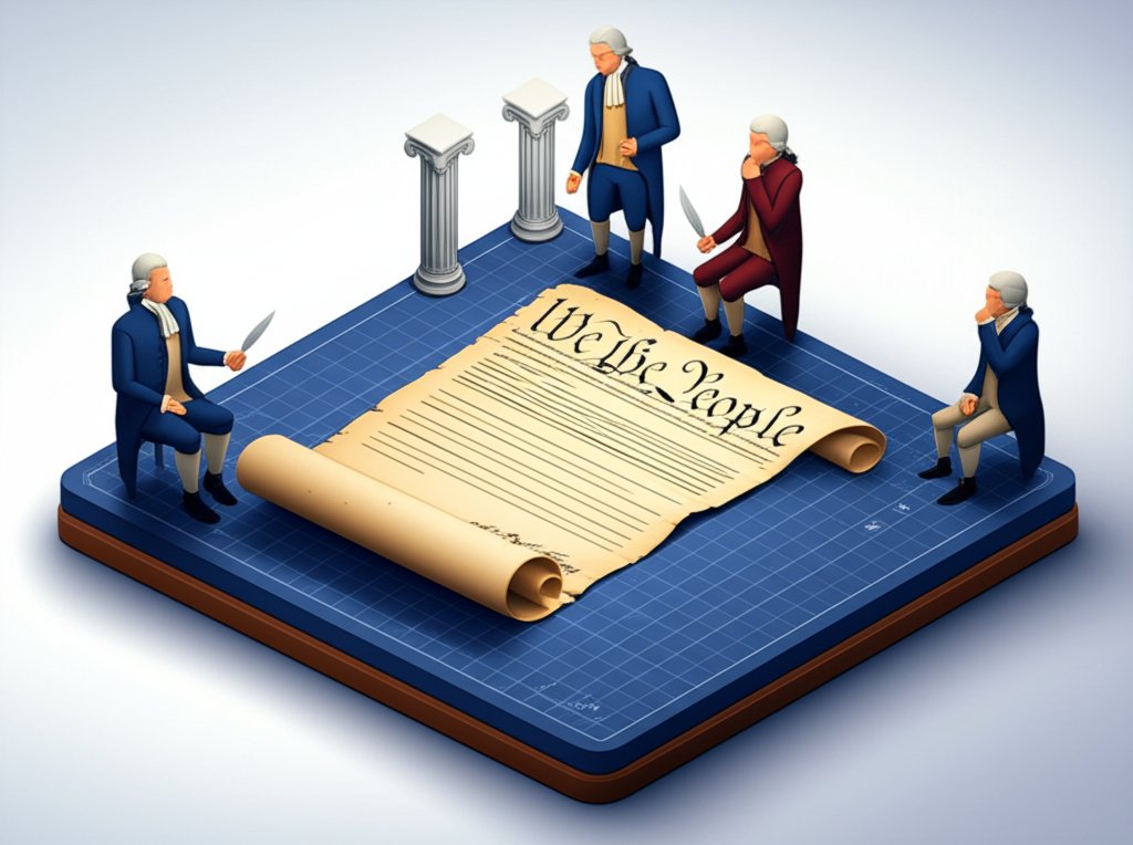 1788 U.S. Constitution: America's foundational legal blueprint for governance.