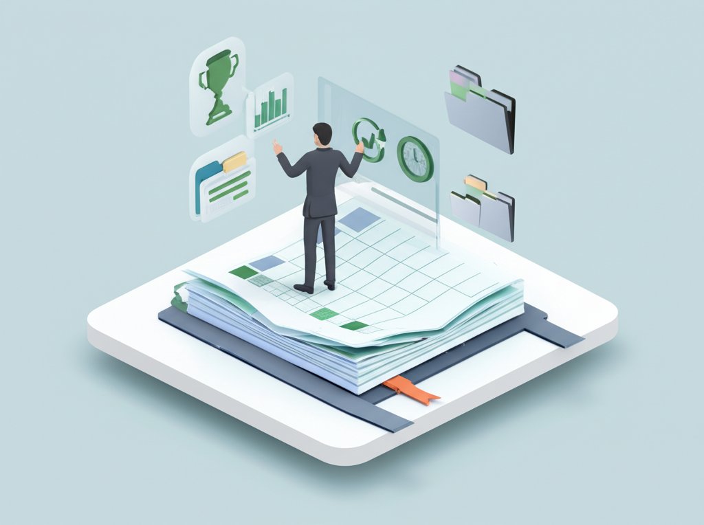 Manager's Playbook: Curating professional history for effective leadership strategies.
