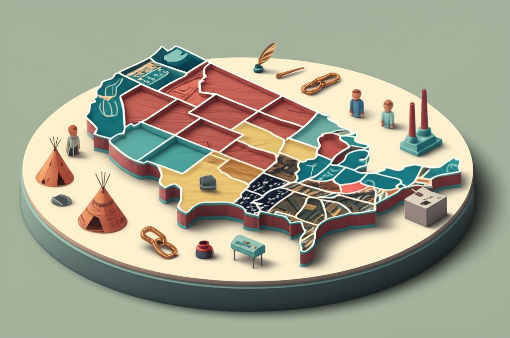 America's true history: Indigenous, slavery, immigration, diverse, often overlooked narratives.