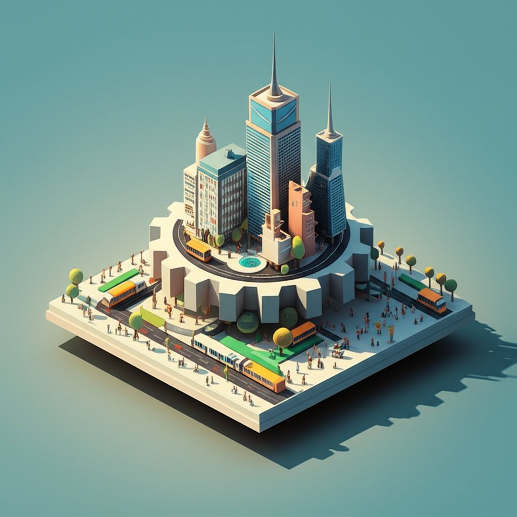 American city skyline, the urban forge shaping a new nation's epicenter.
