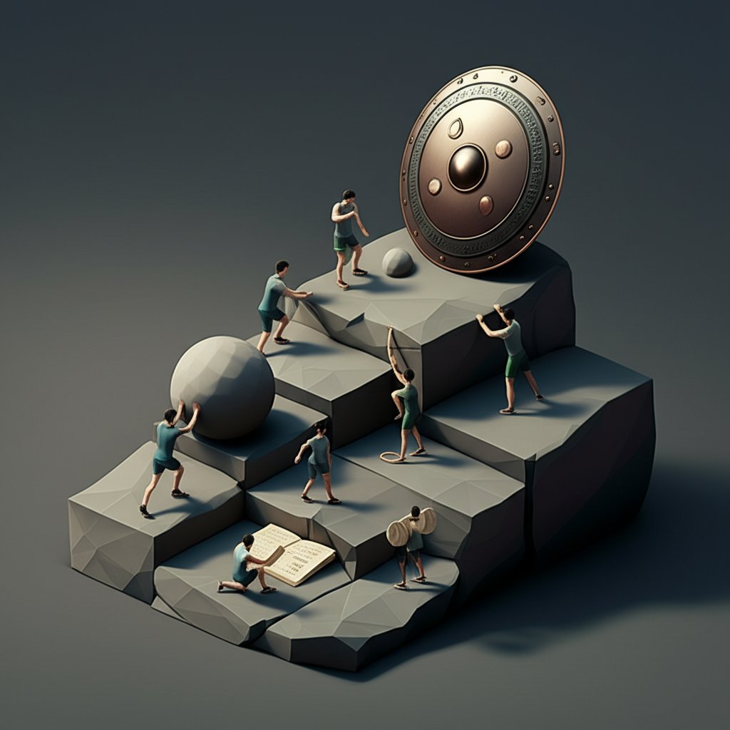 The warrior's burden: Military prowess, strength, and readiness are essential requirements.